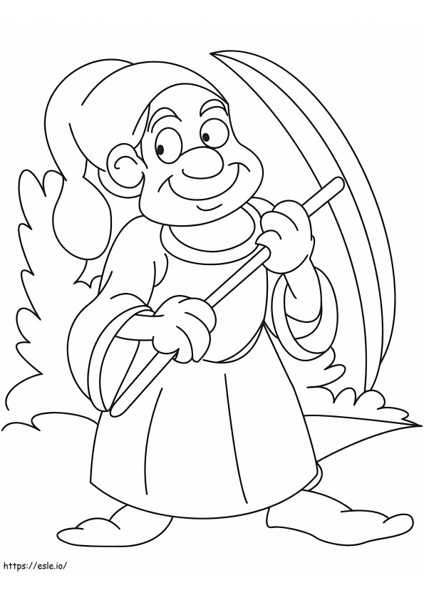 Dwarf To Print coloring page