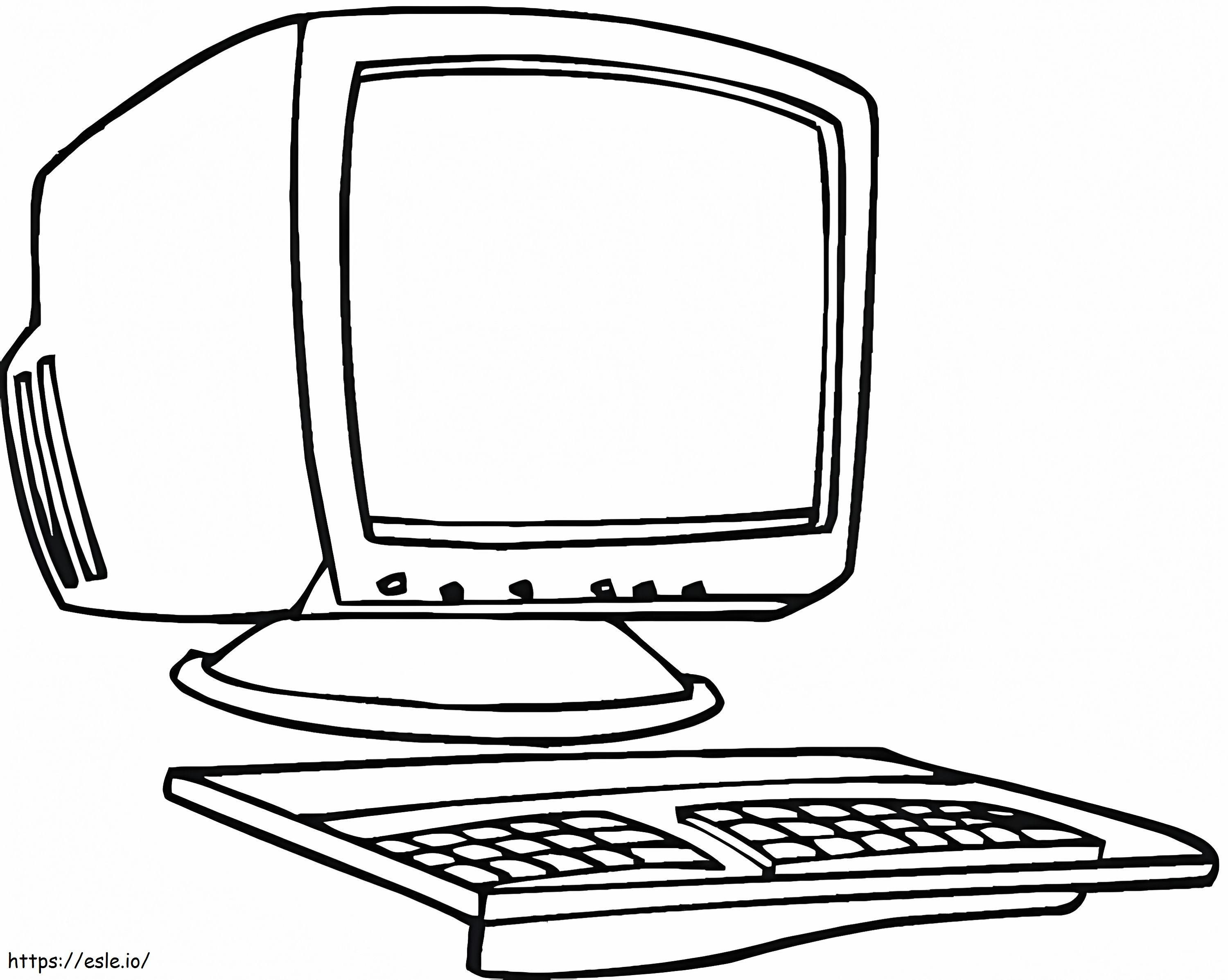 Print Computer coloring page