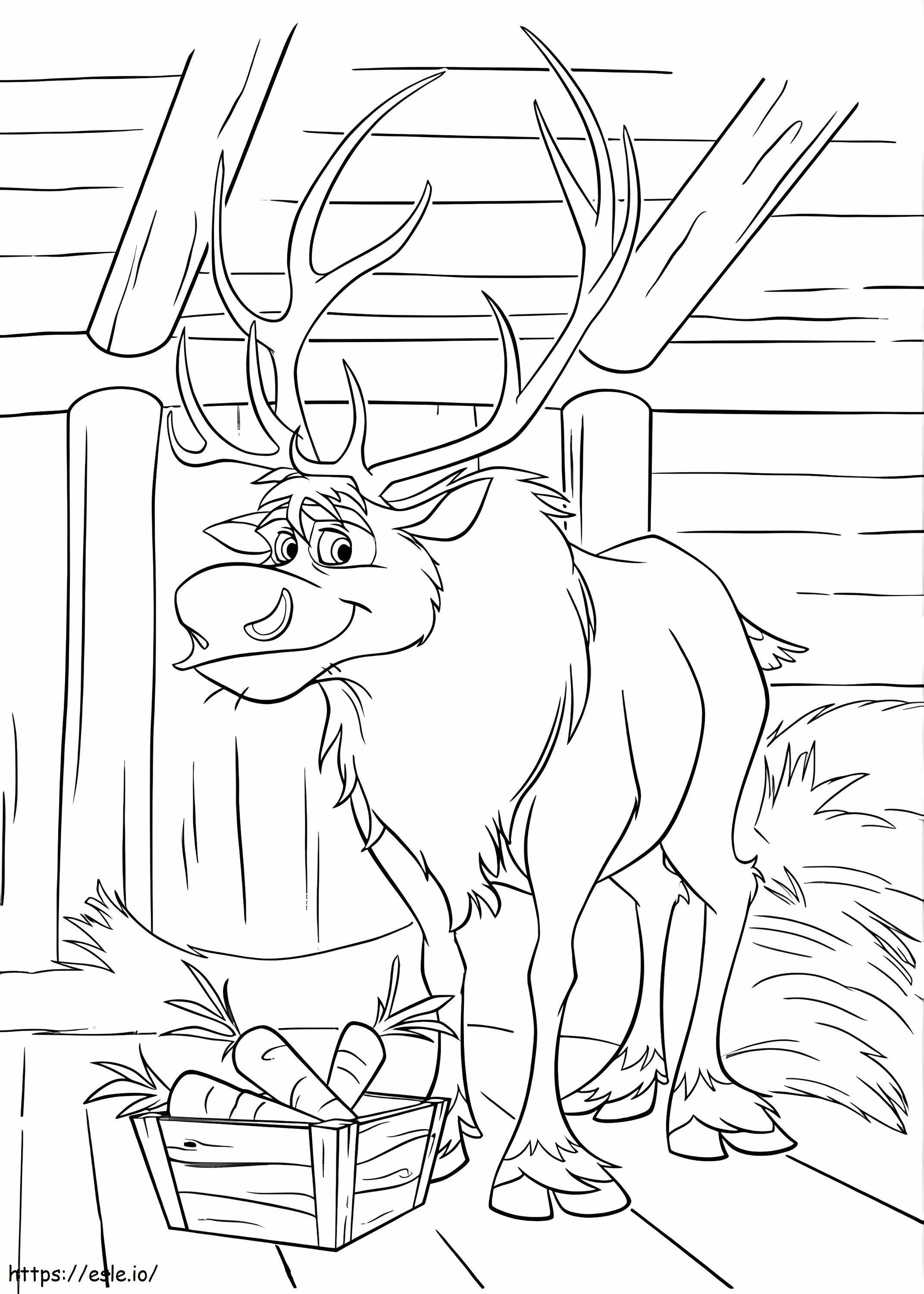 Sven 1 coloring page
