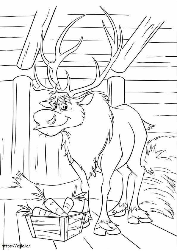Sven 1 coloring page