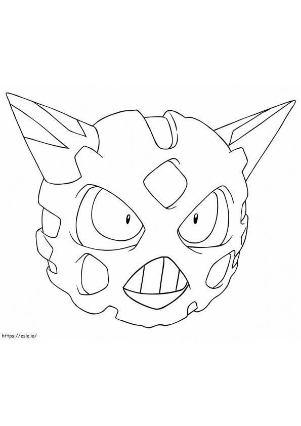 Coloriage Pokemon Glalie à imprimer dessin