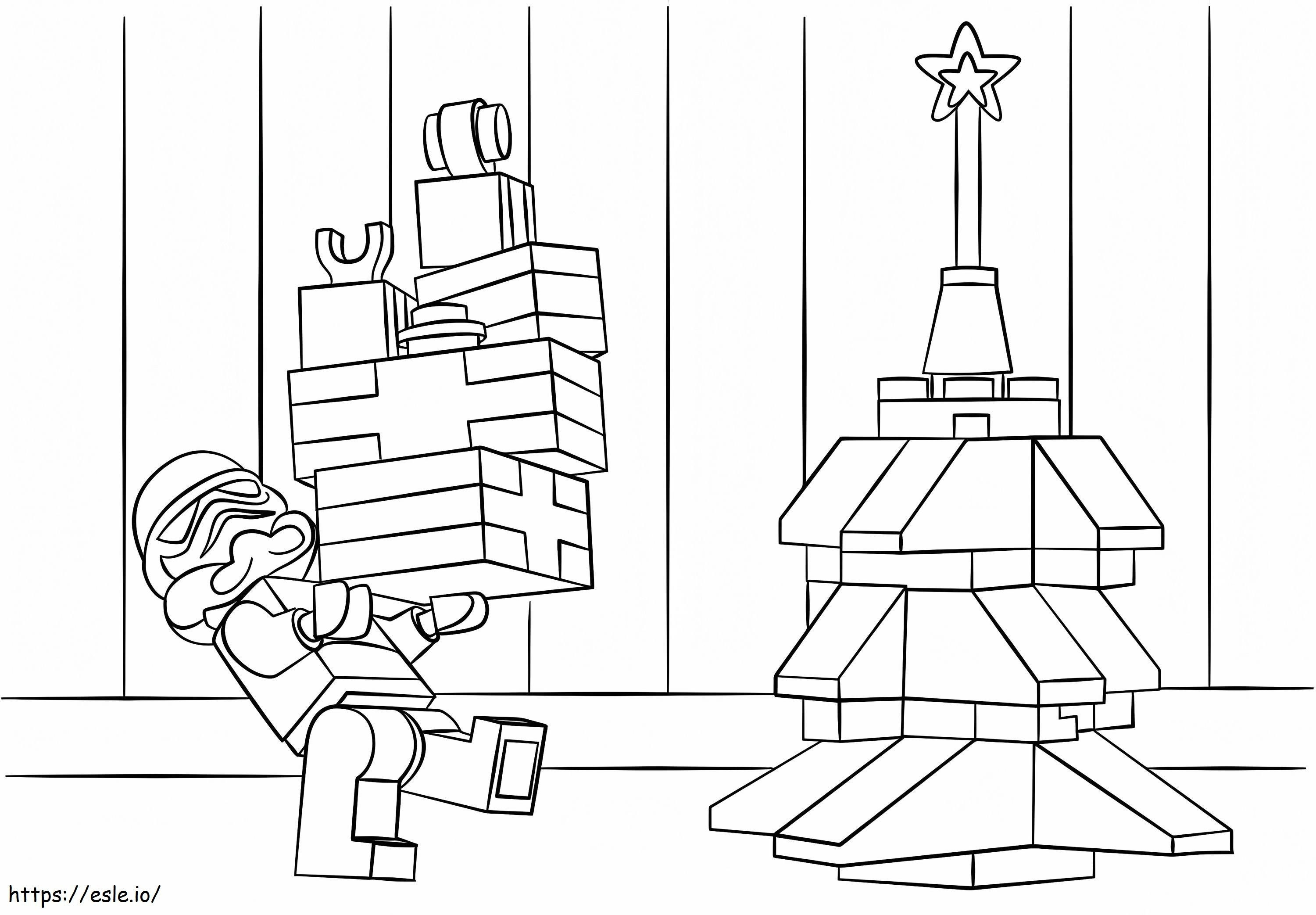 Lego Star Wars Christmas coloring page
