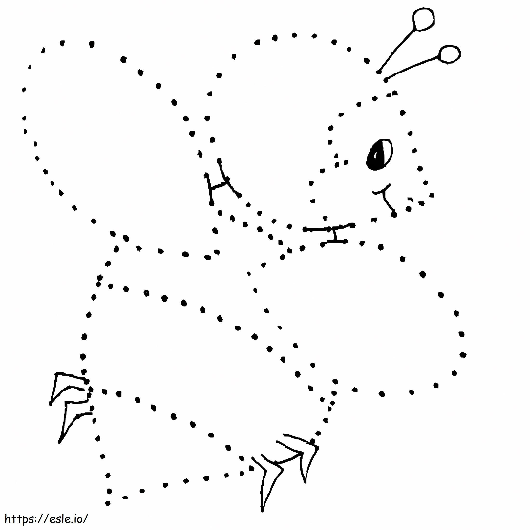 Bee Tracing coloring page