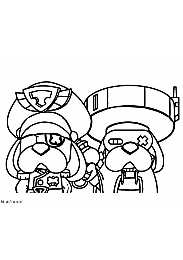 General And Ronin Skins coloring page