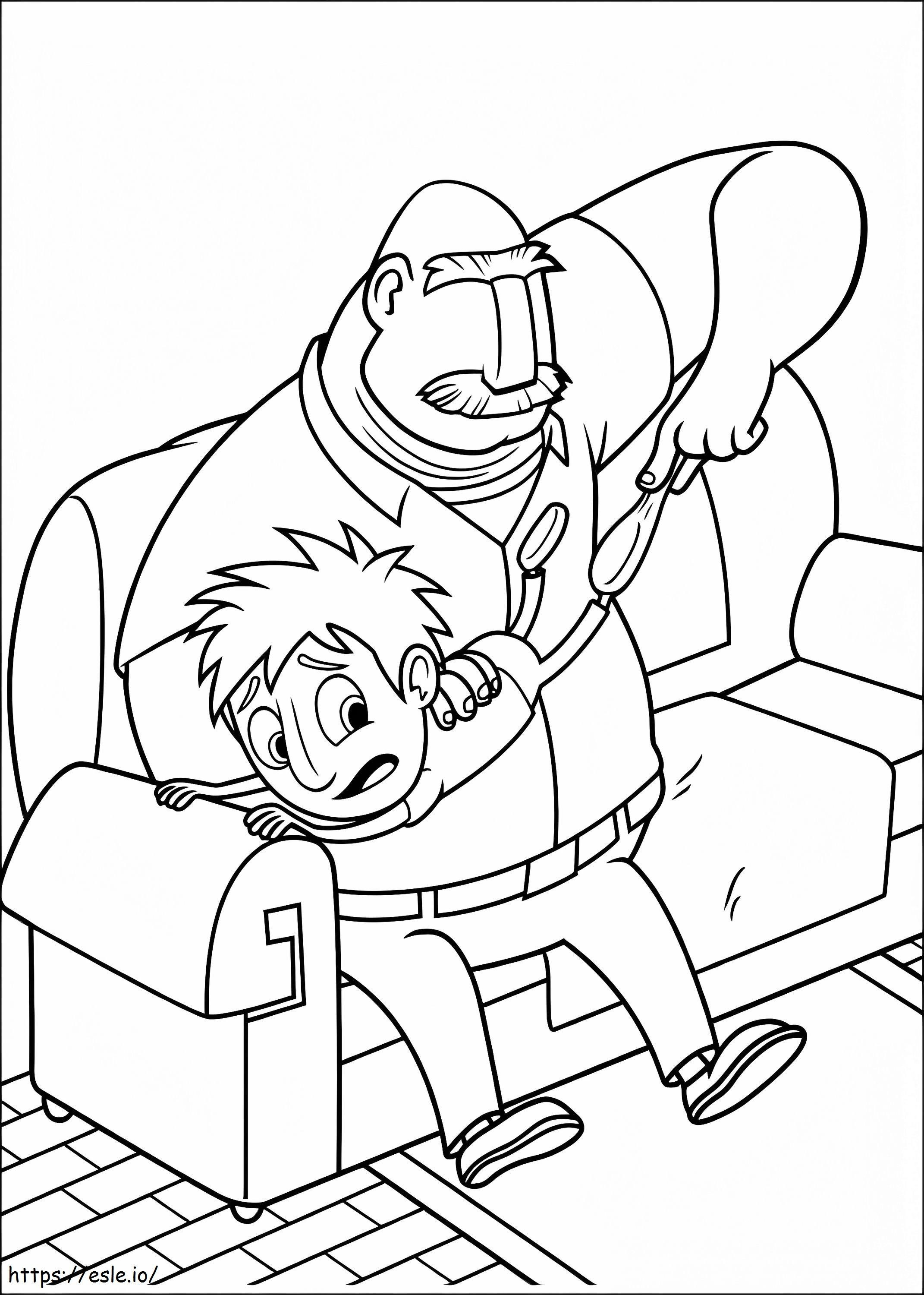 Cloudy With A Chance Of Meatballs 10 coloring page