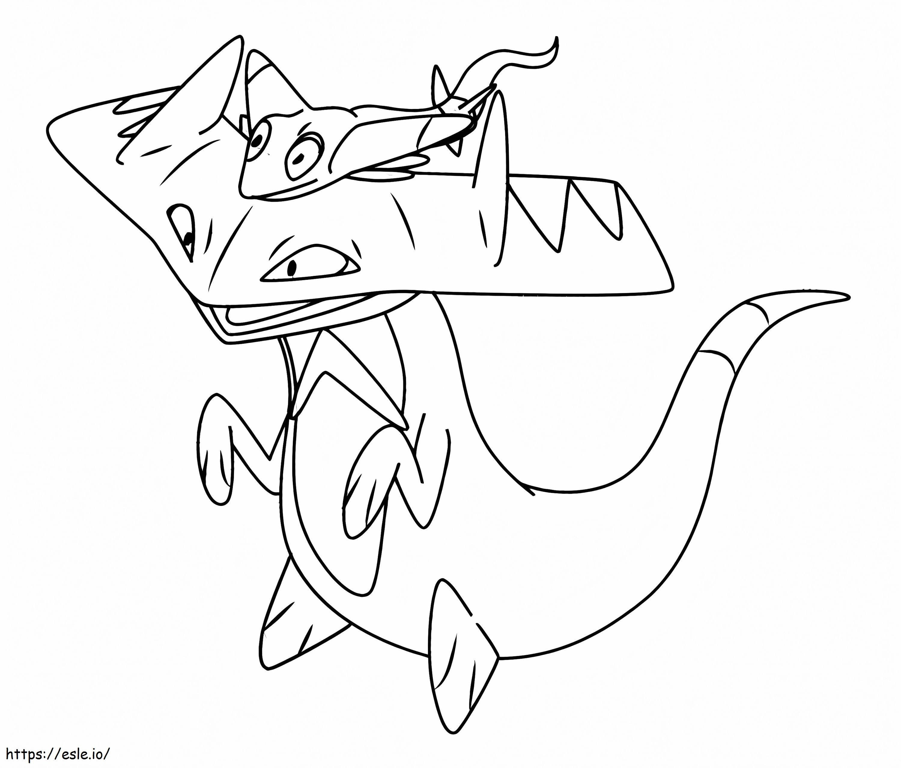 Coloriage Pokémon Drakloak à imprimer dessin