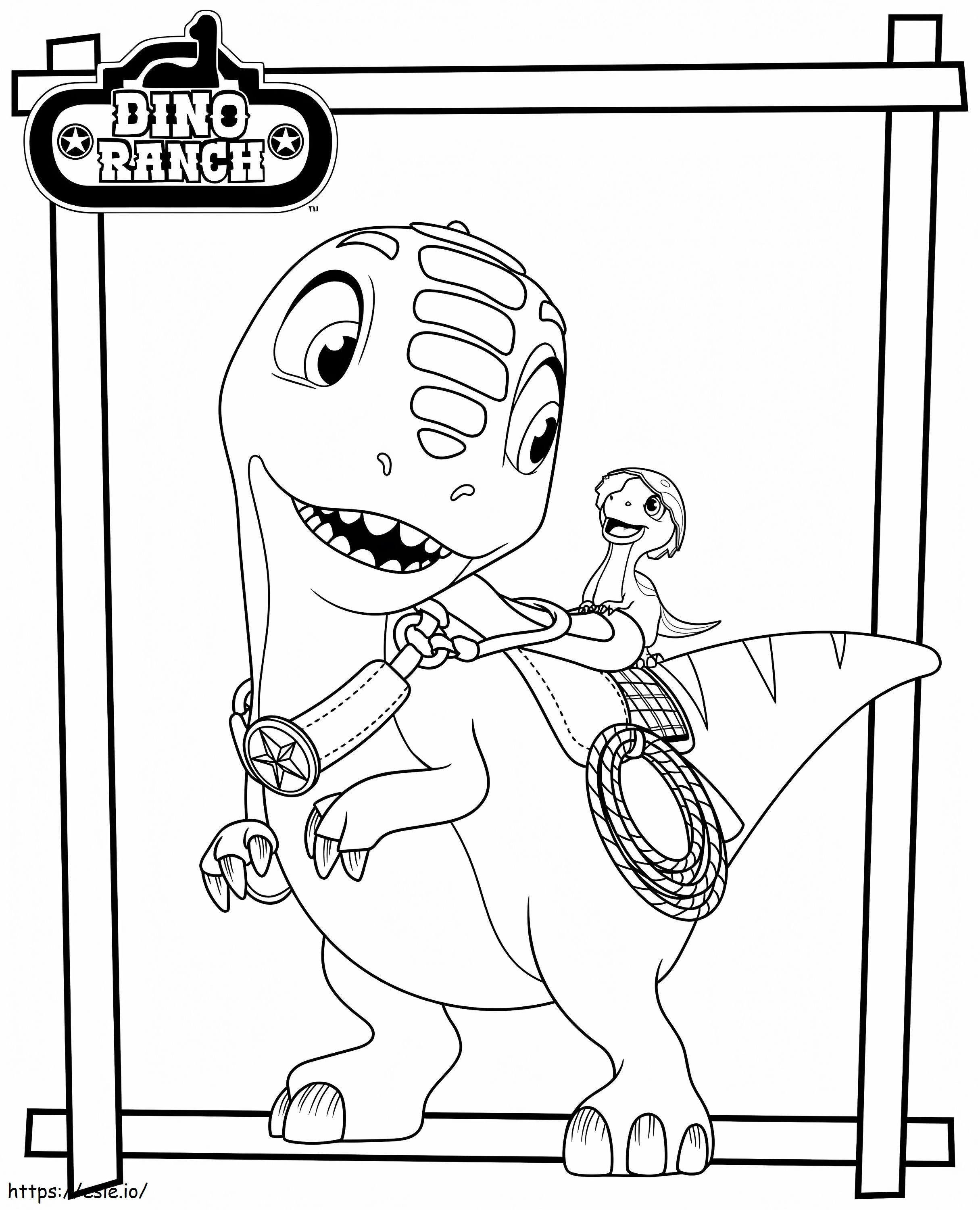 Blitz From Dino Ranch coloring page
