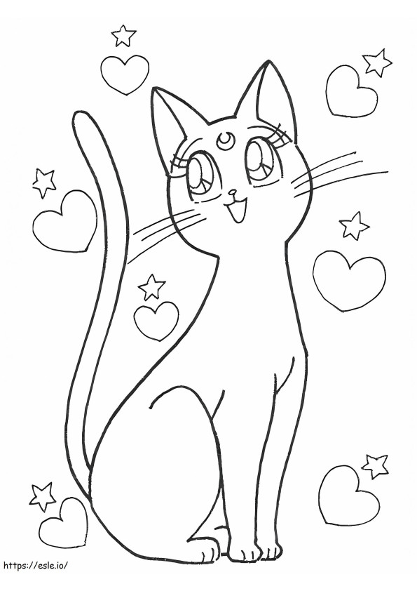 Artemis Sailor Moon kifestő