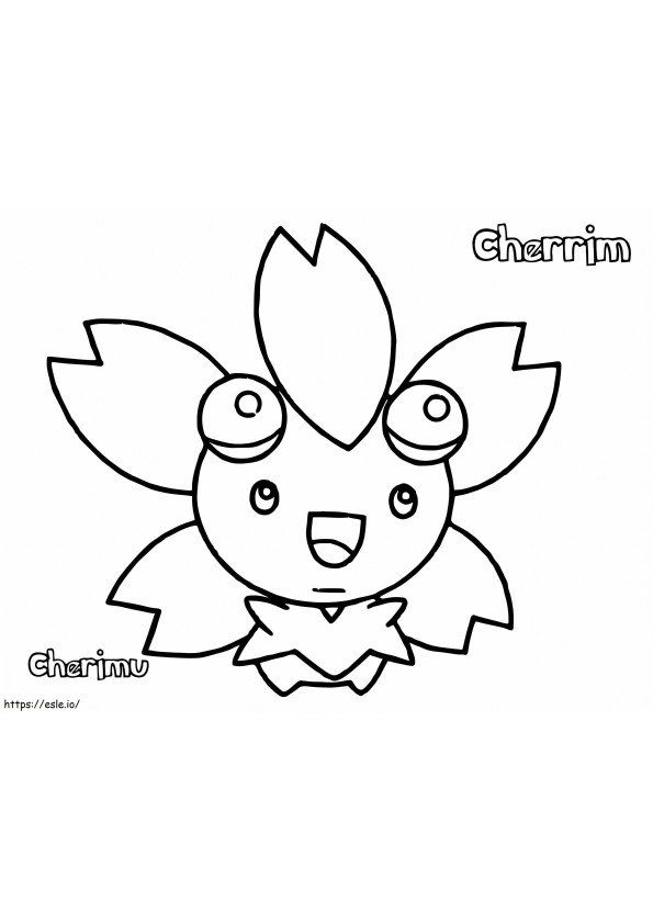 Cherrim Pokemon 2 boyama