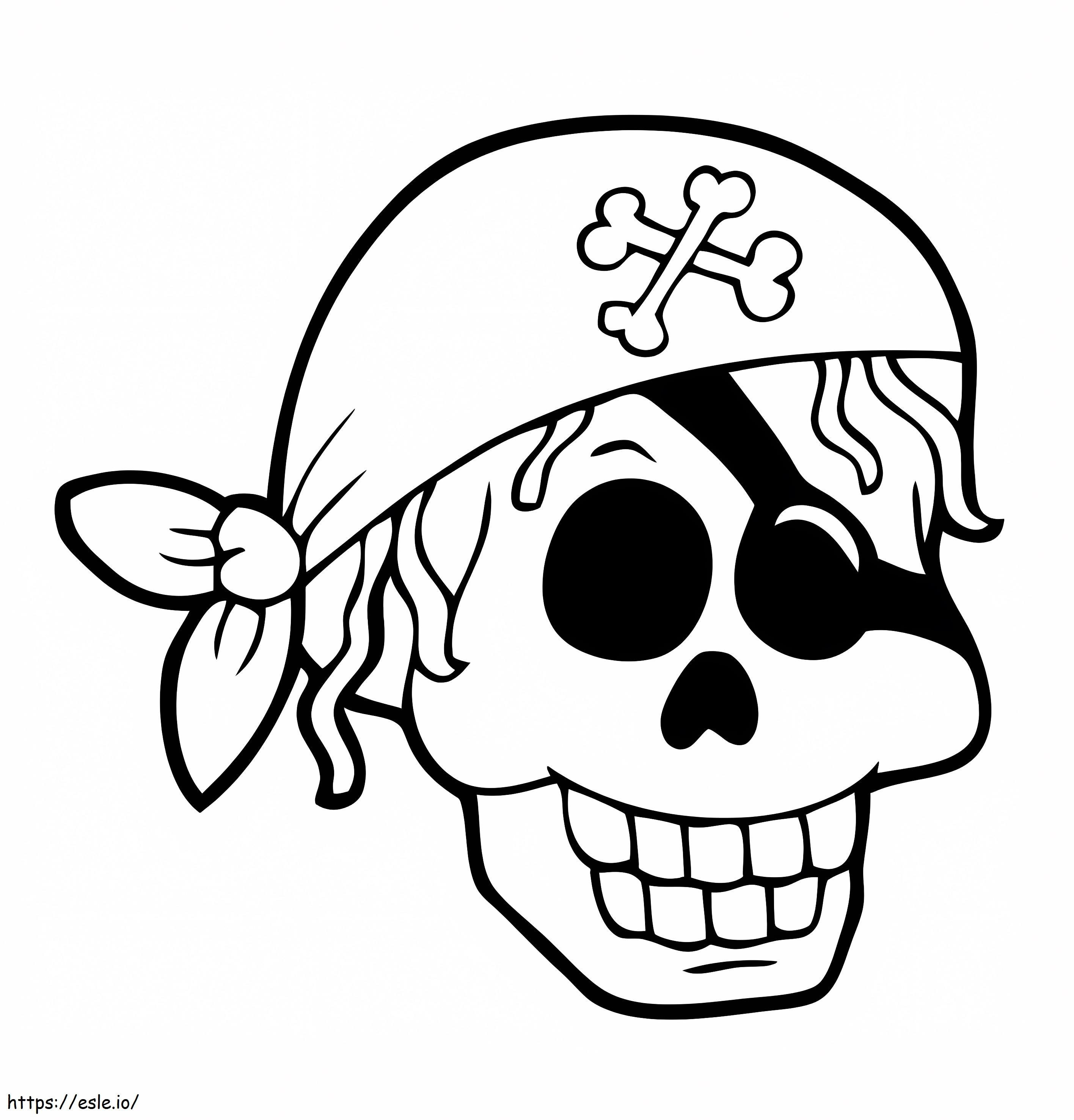 Gru pirata da colorare