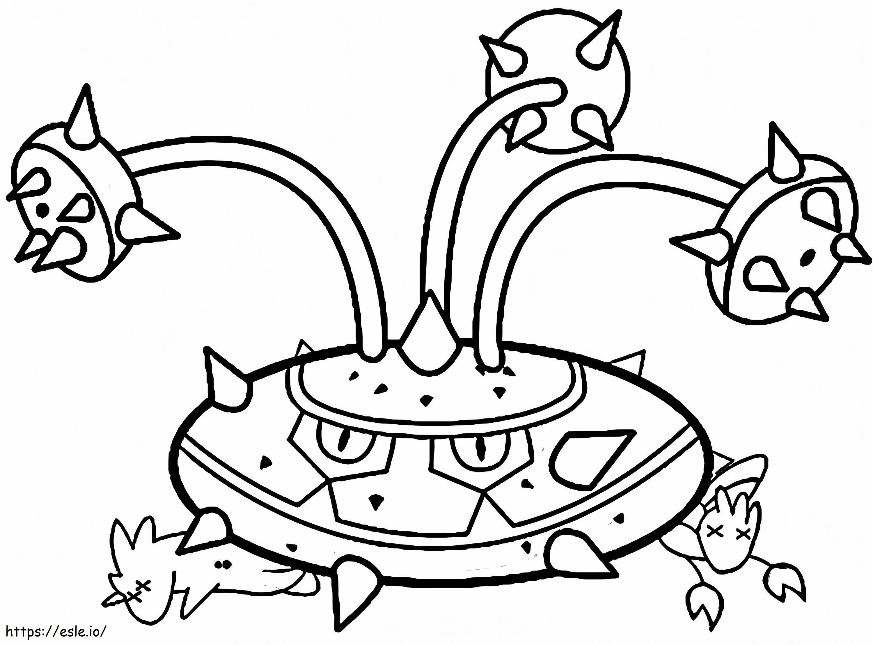 Pokemon Ferrothorn 4 kolorowanka
