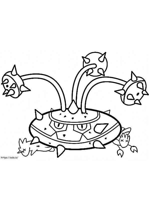 Coloriage Pokémon Ferroépine 4 à imprimer dessin