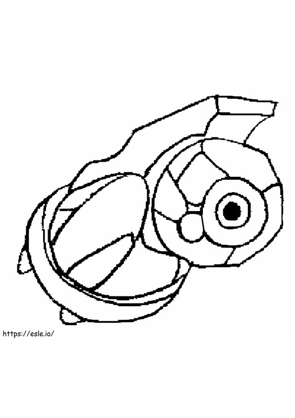 Coloriage Pokémon Beldum Gen 3 à imprimer dessin