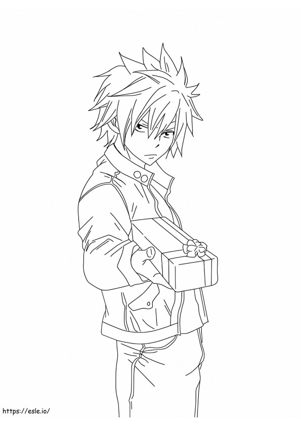Grey Fullbuster De Fairy Tail coloring page