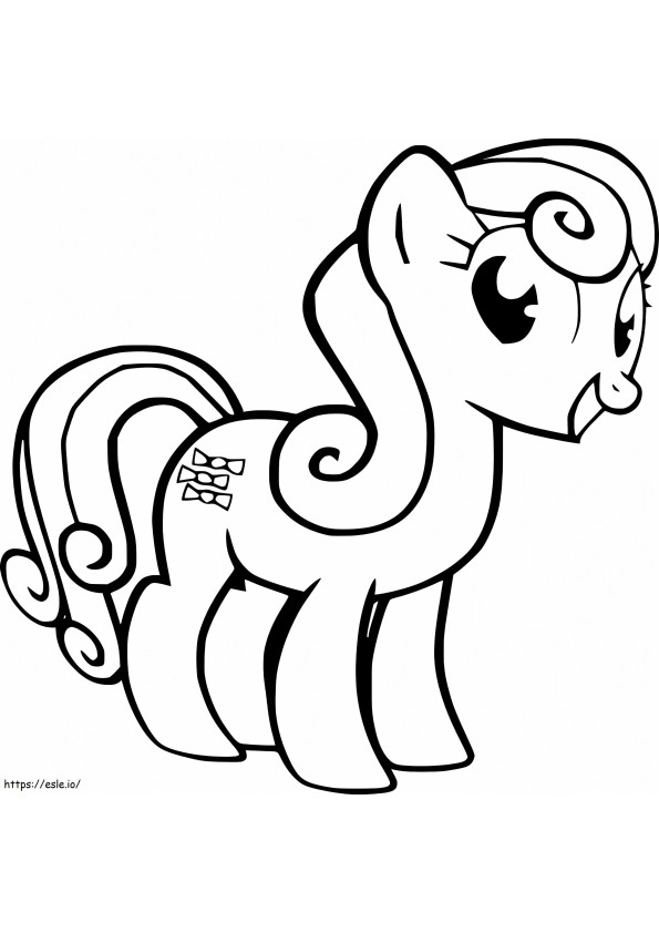 Sweetie Drops de My Little Pony para colorir