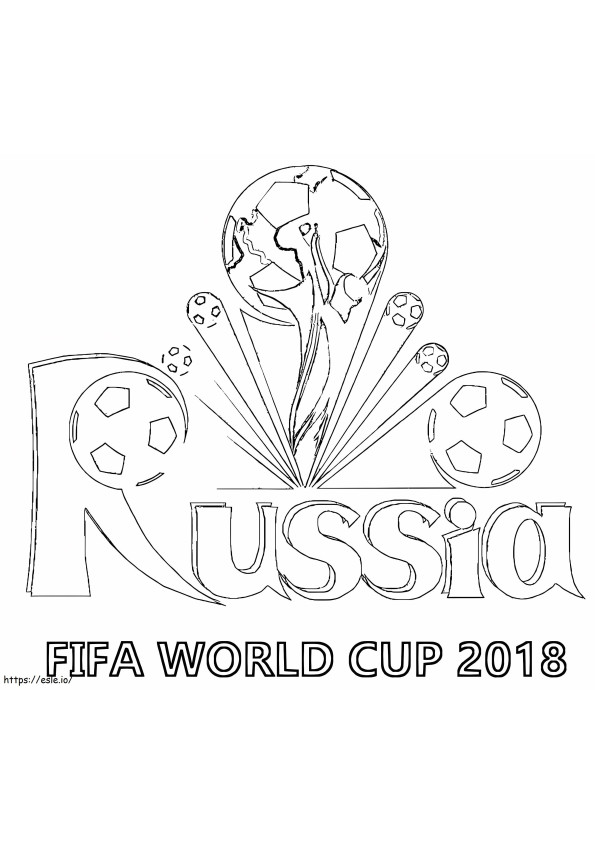 Russiaa4 coloring page