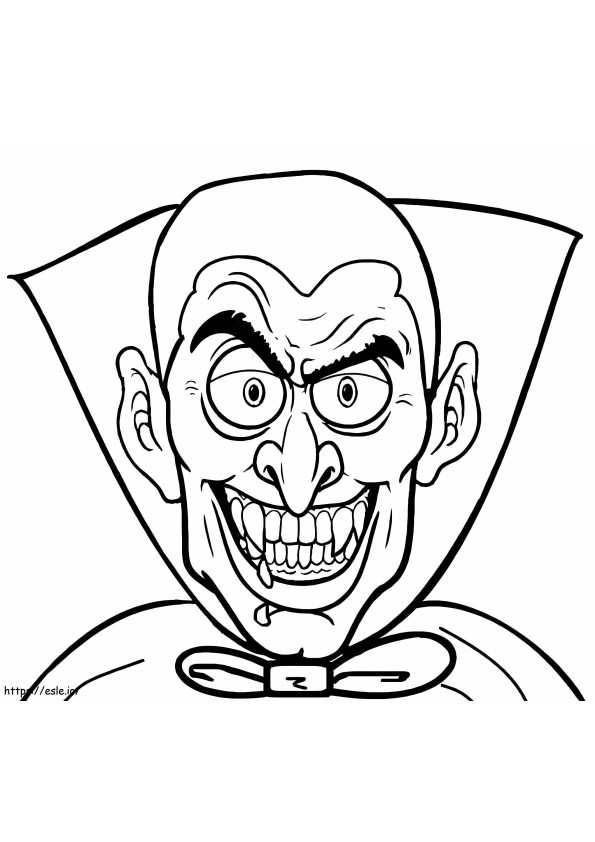 Old Vampire coloring page