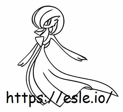 Gardevoir coloring page
