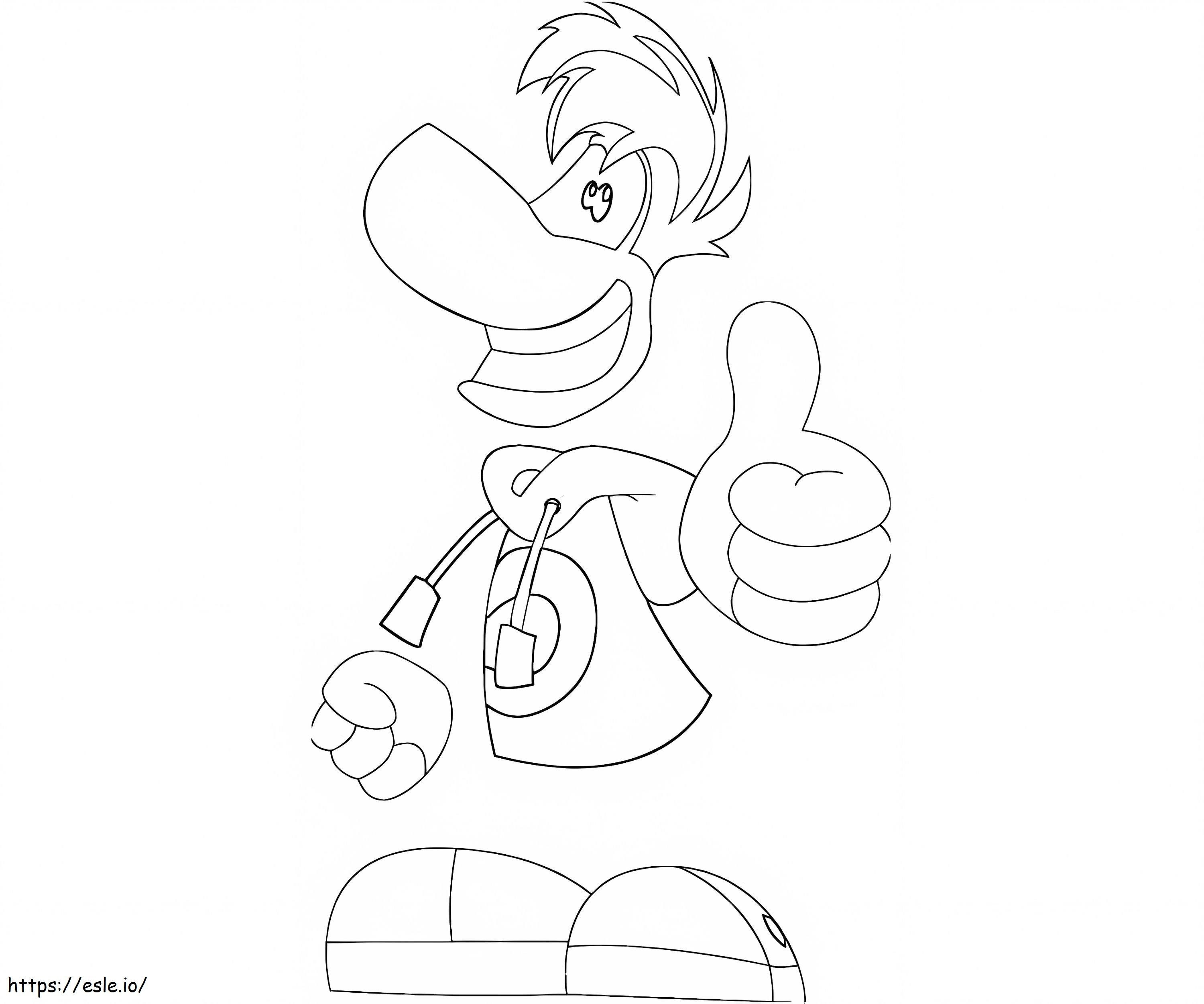 Rayman 3 coloring page
