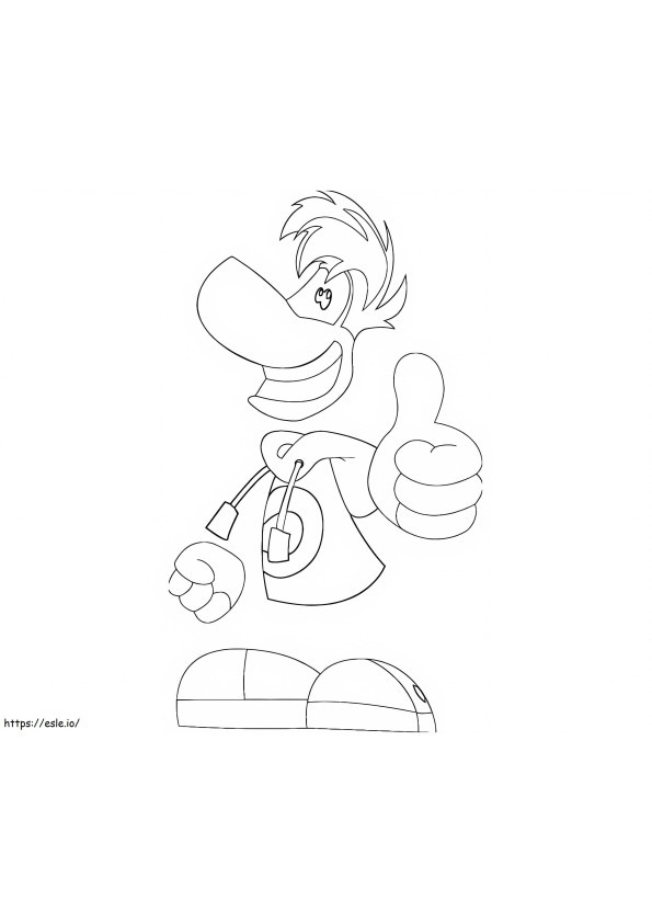 Coloriage Rayman 3 à imprimer dessin