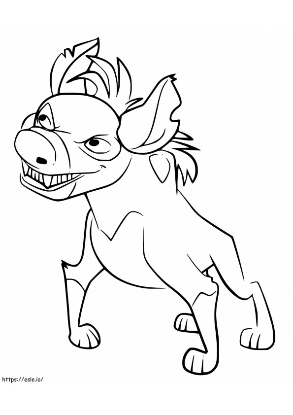 Cheezi From The Lion Guard coloring page