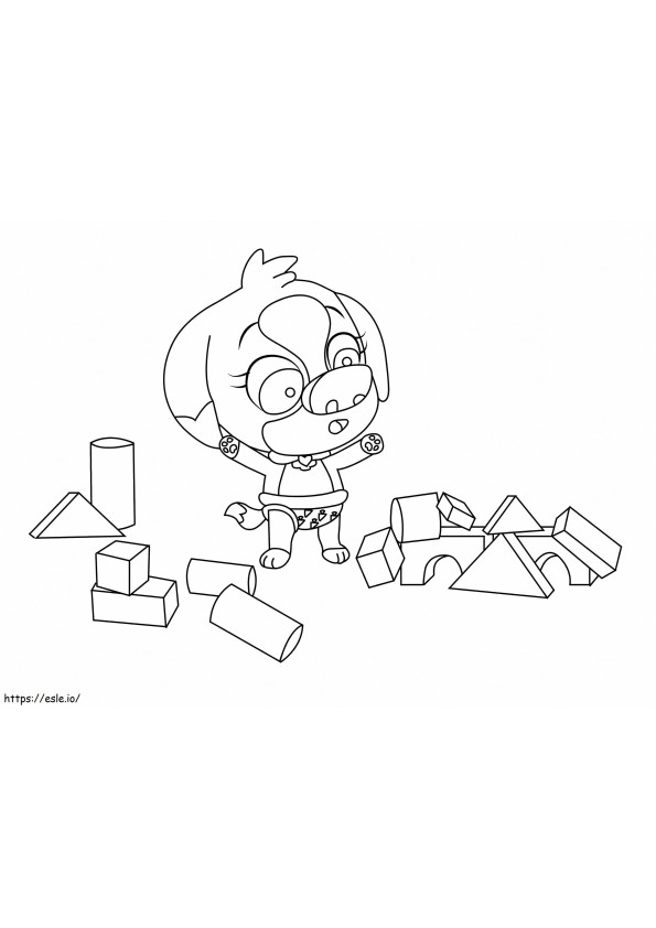 Lucky From T.O.T.S coloring page