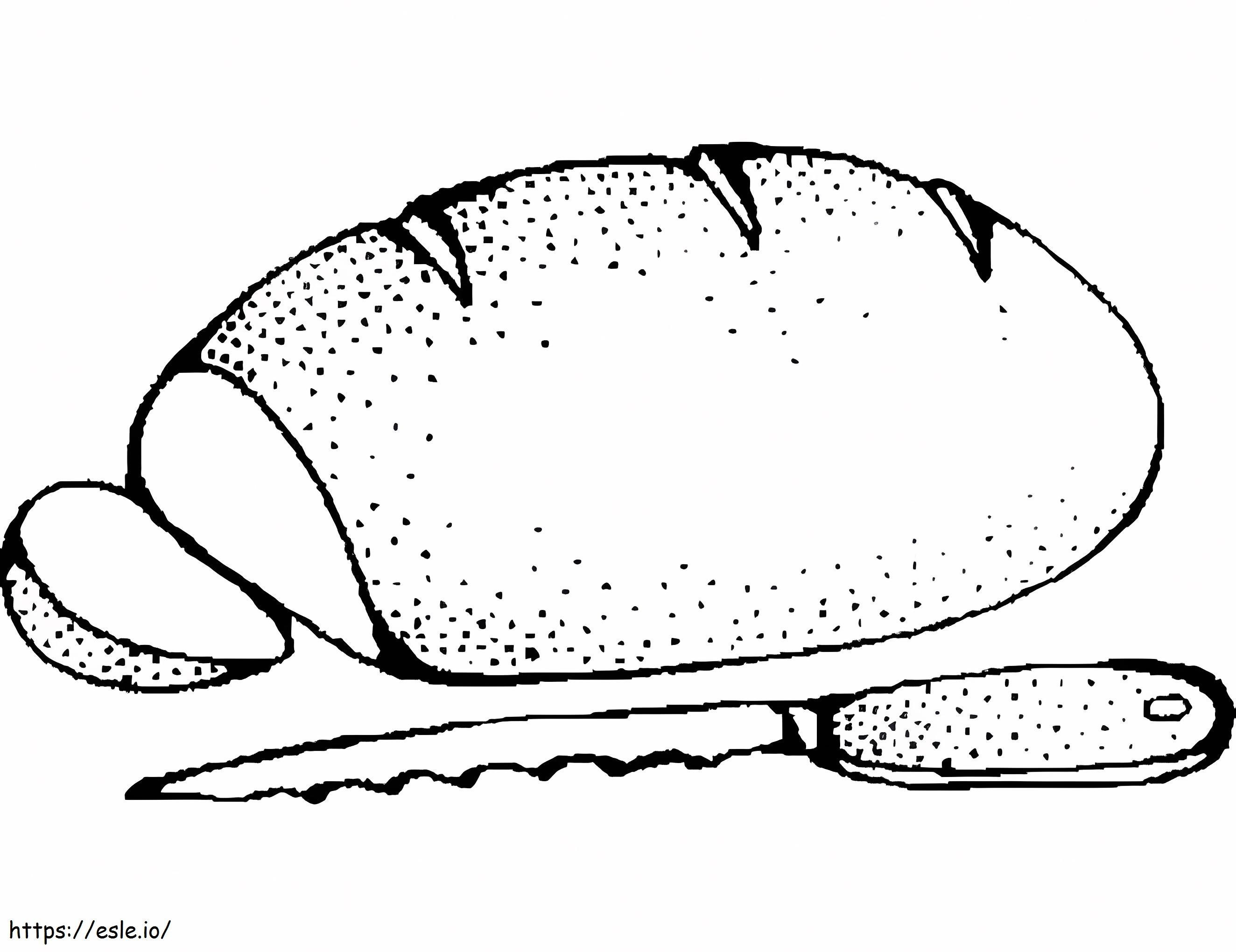 Sliced Baked Bread coloring page