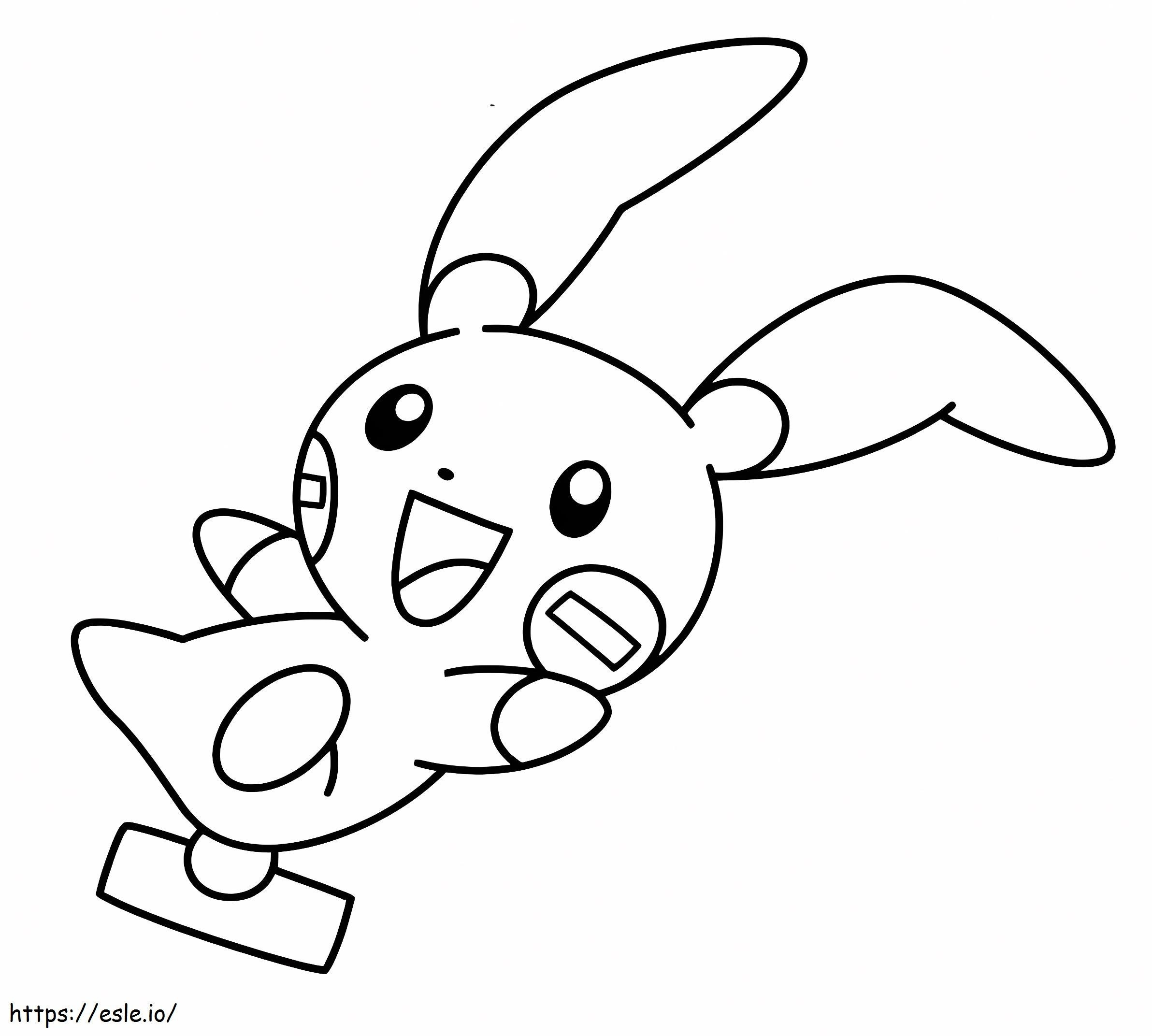 Coloriage Heureux mon Pokémon à imprimer dessin