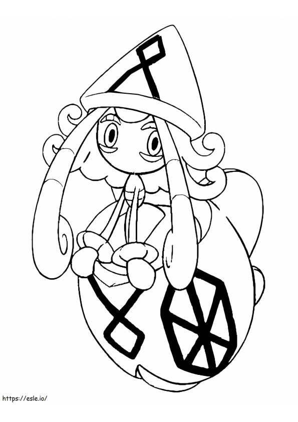 Tapu Lele In Legendary Pokemon coloring page