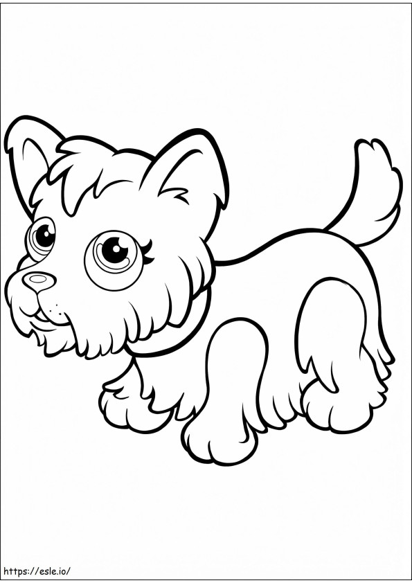 Westie Pet Parade para colorir
