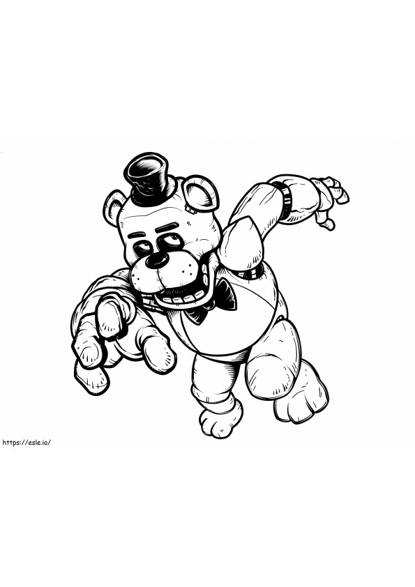 Rysunek Freddy'ego Murchy kolorowanka