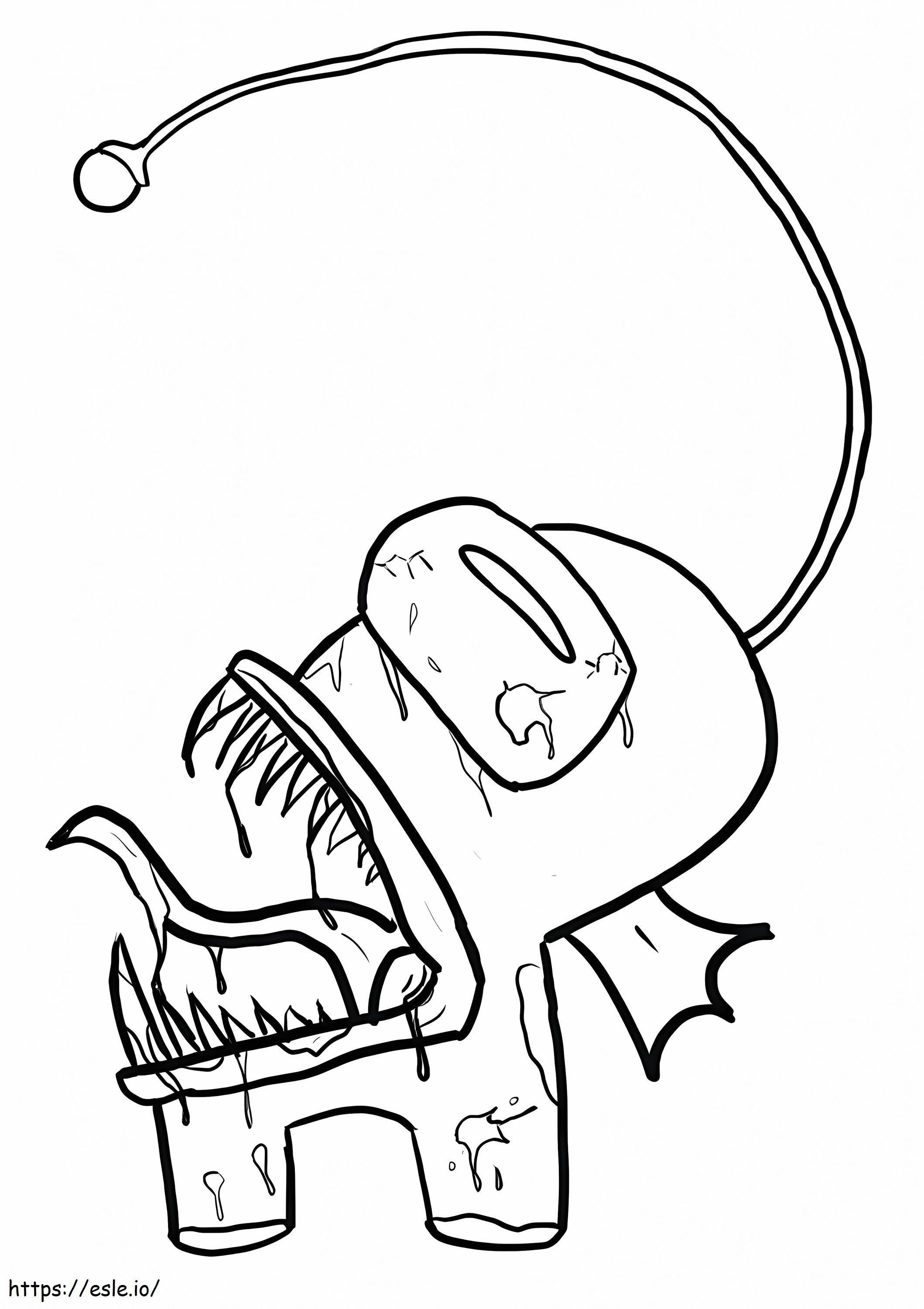 Among Us Monstre 723X1024 coloring page