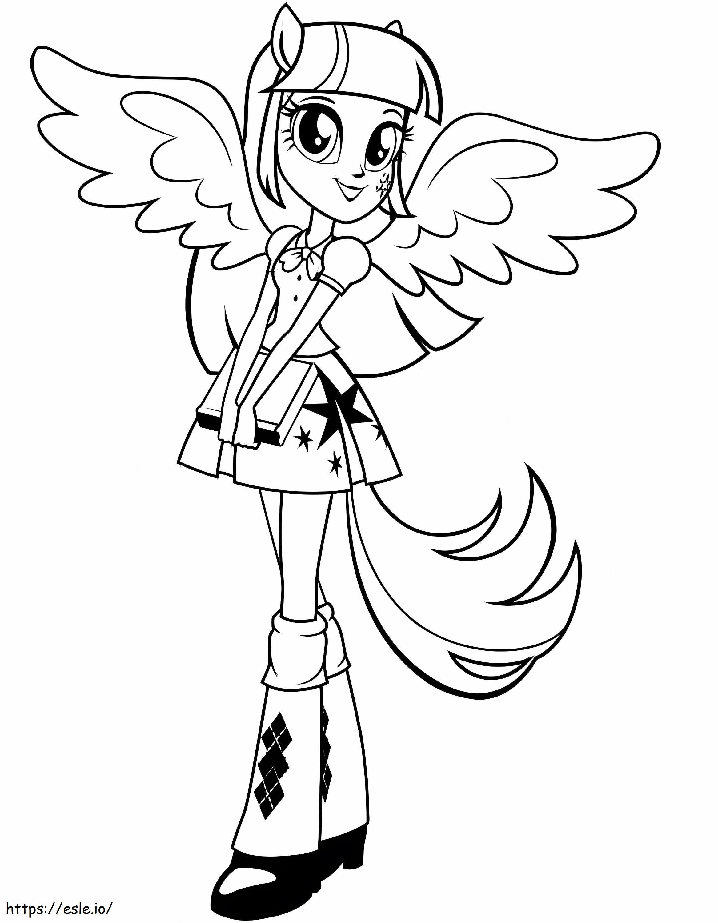 Equestria Girls 17 coloring page