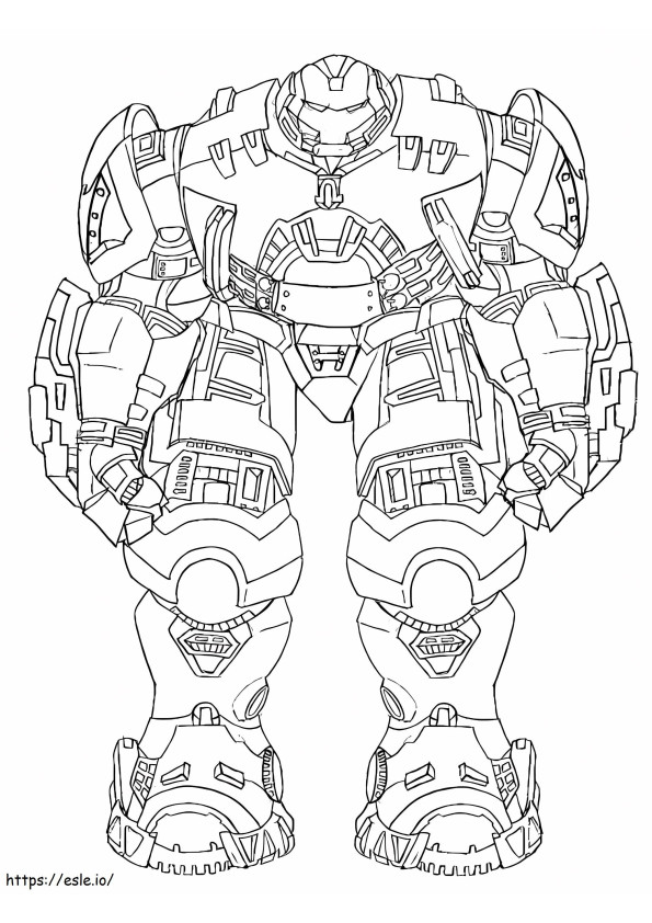 Giant Hulkbuster coloring page