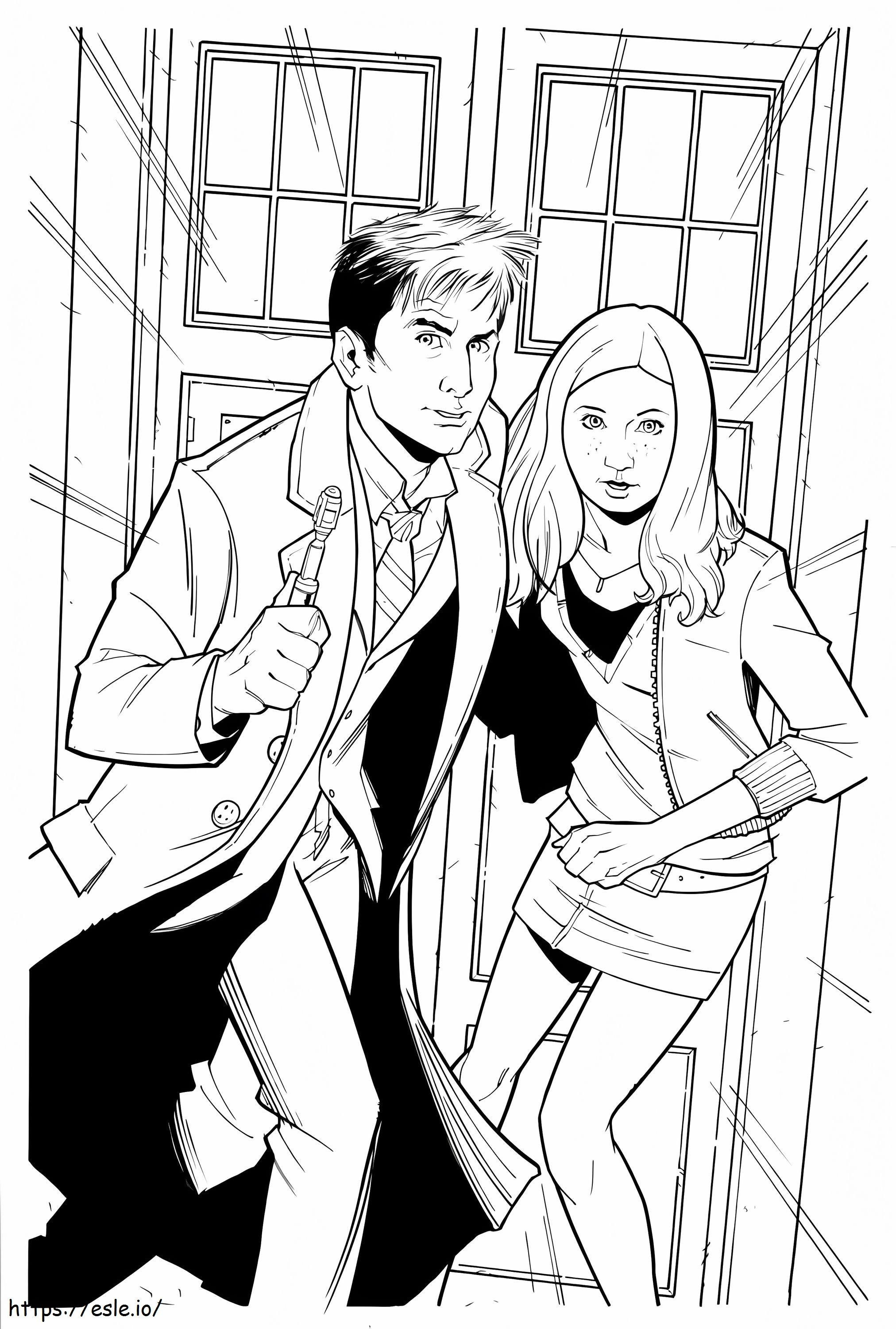 Doctor Who 10 coloring page