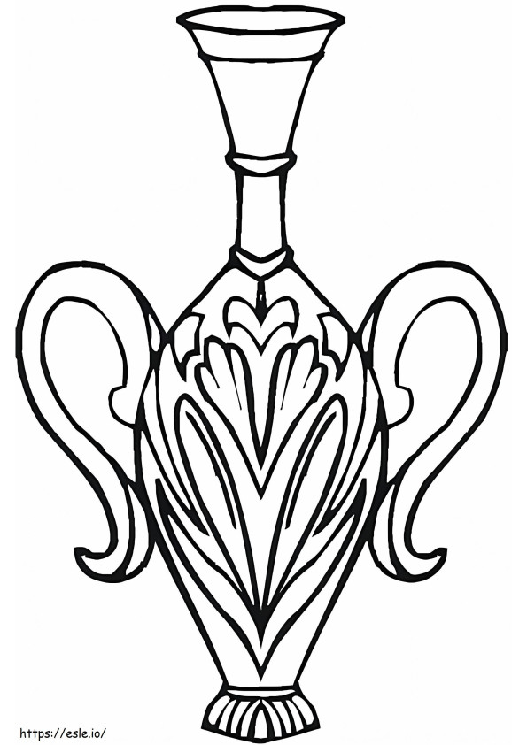 Vase zum Ausdrucken ausmalbilder