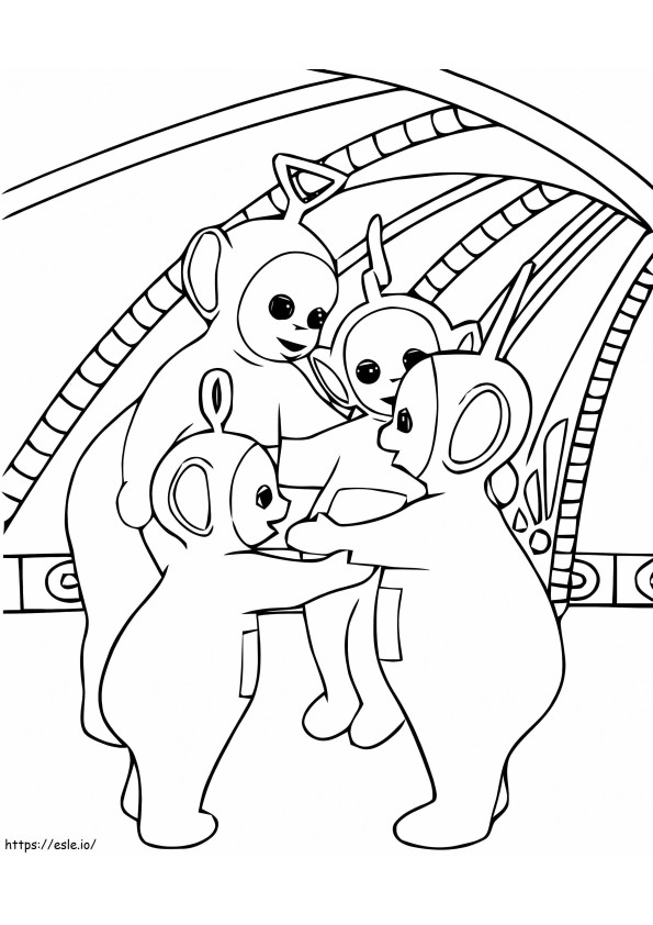 Teletubbies Coloring Page 7 coloring page