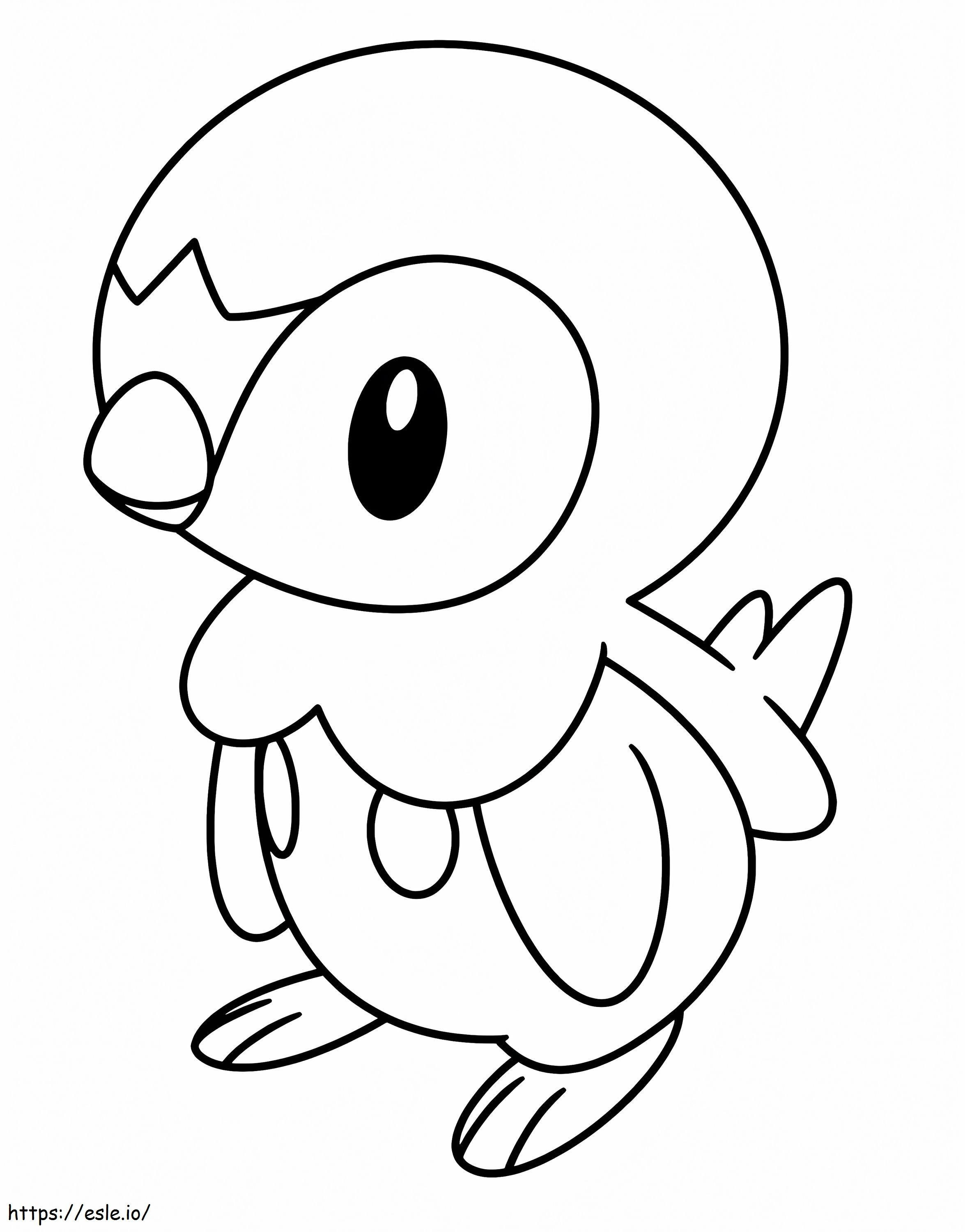 Cute Piplup coloring page