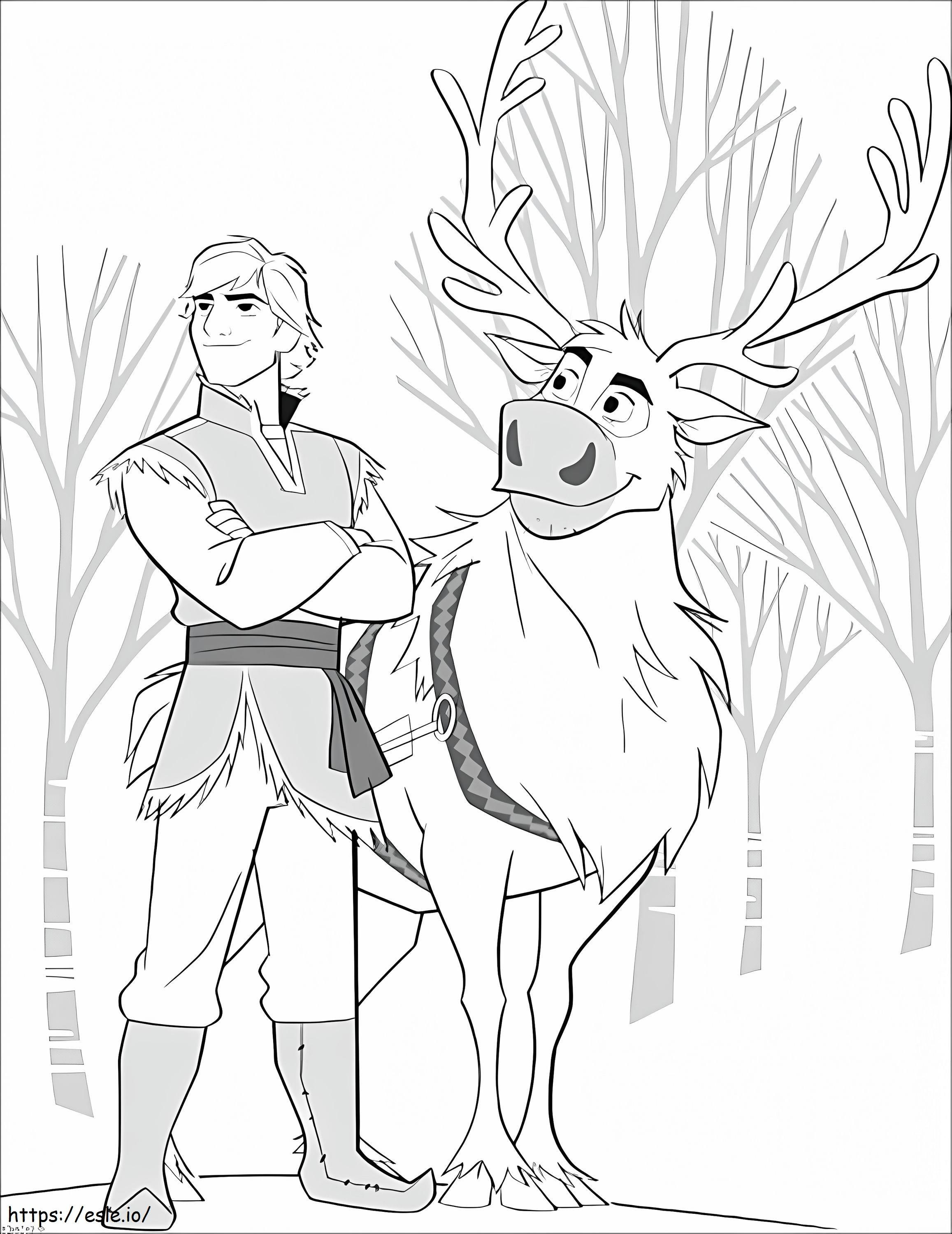 Kristoff A Journeyman coloring page
