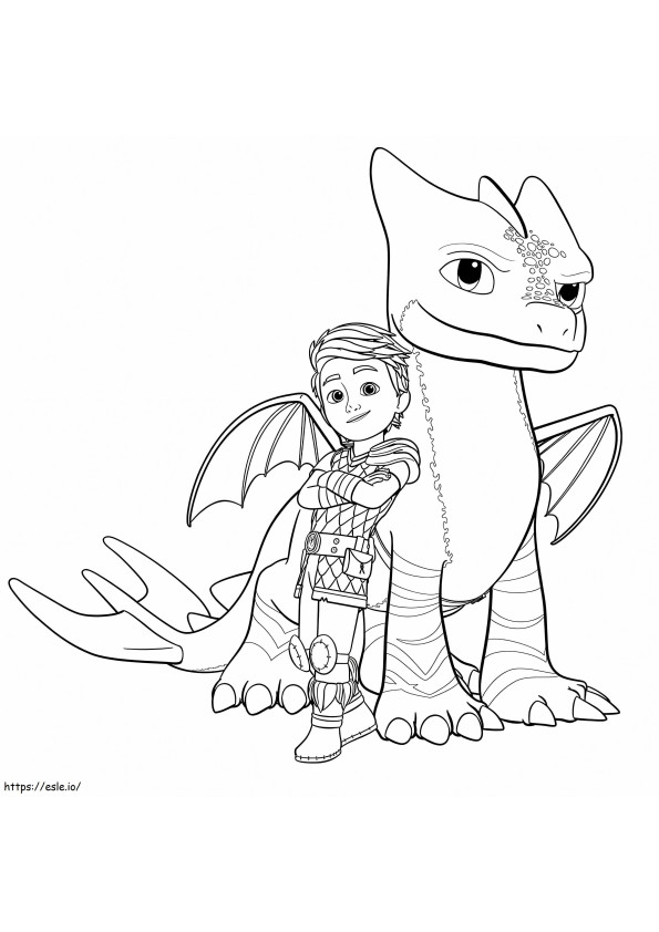 Winger And Dak coloring page