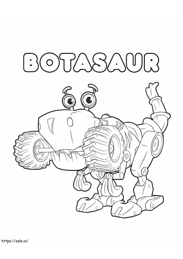 Potasaur A4 coloring page