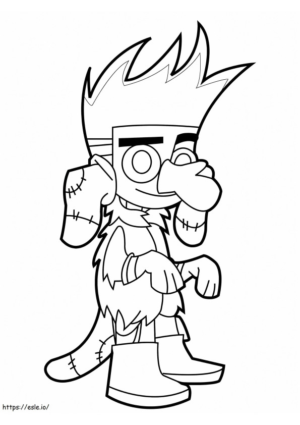 Johnny Test To Print coloring page