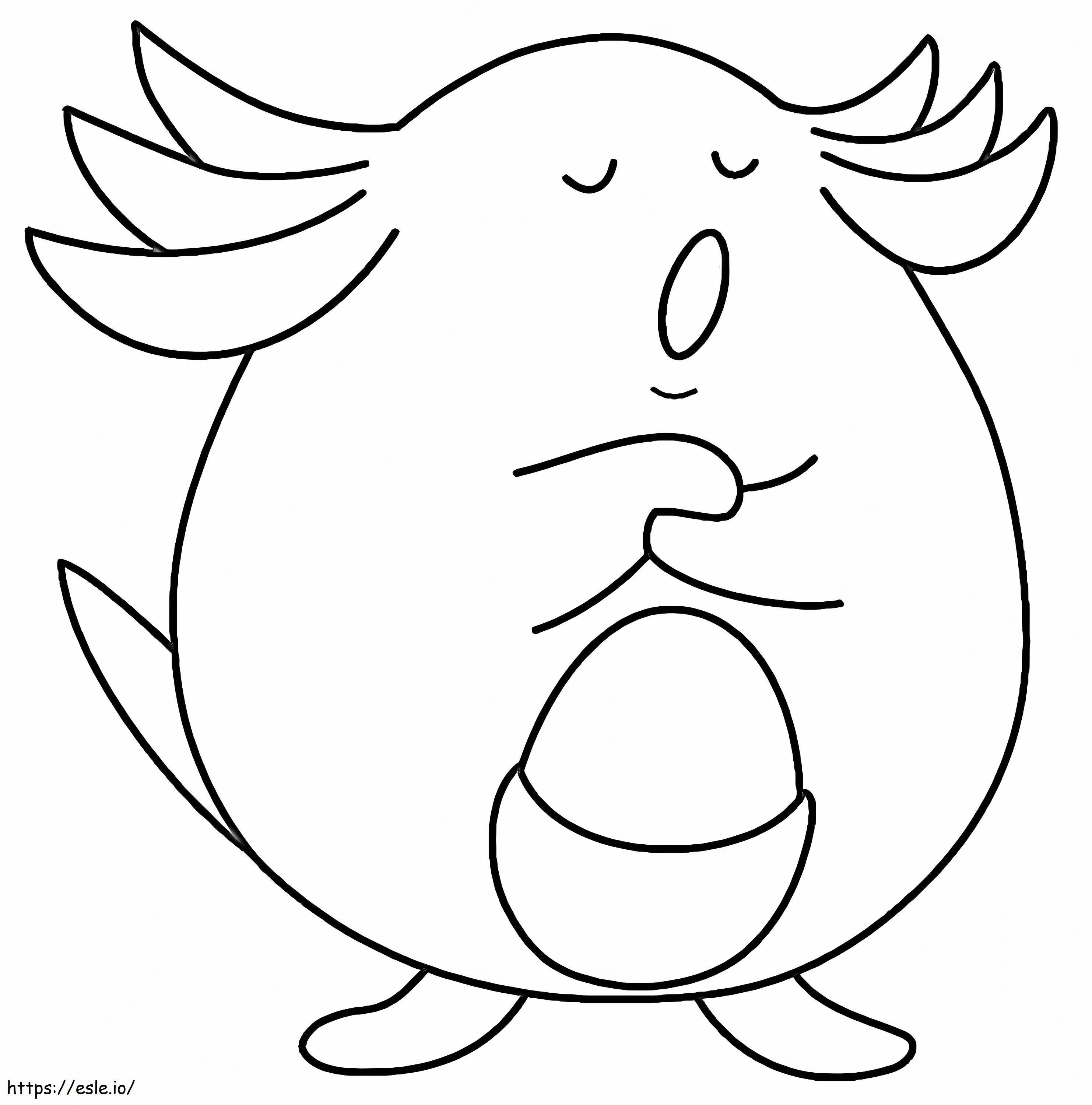 Free Printable Chansey coloring page