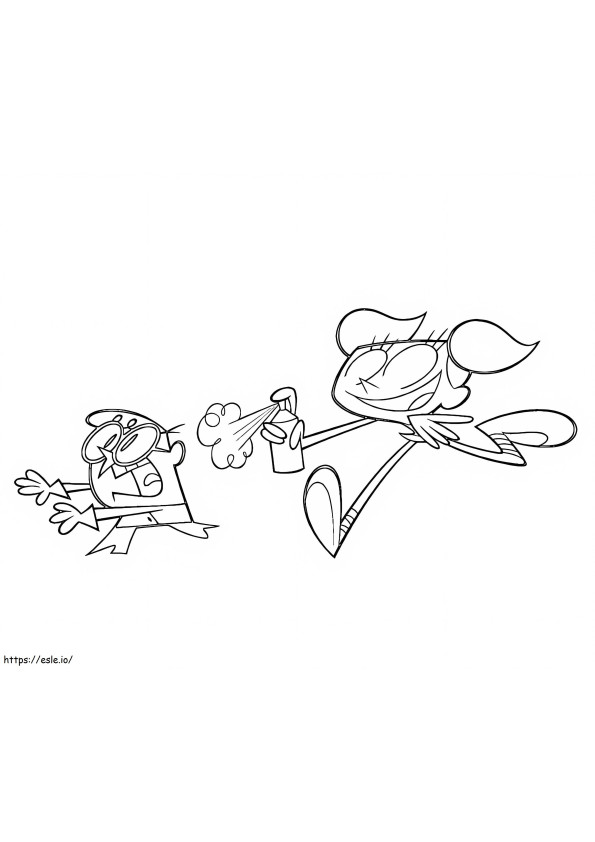 Dexters Laboratory To Print coloring page