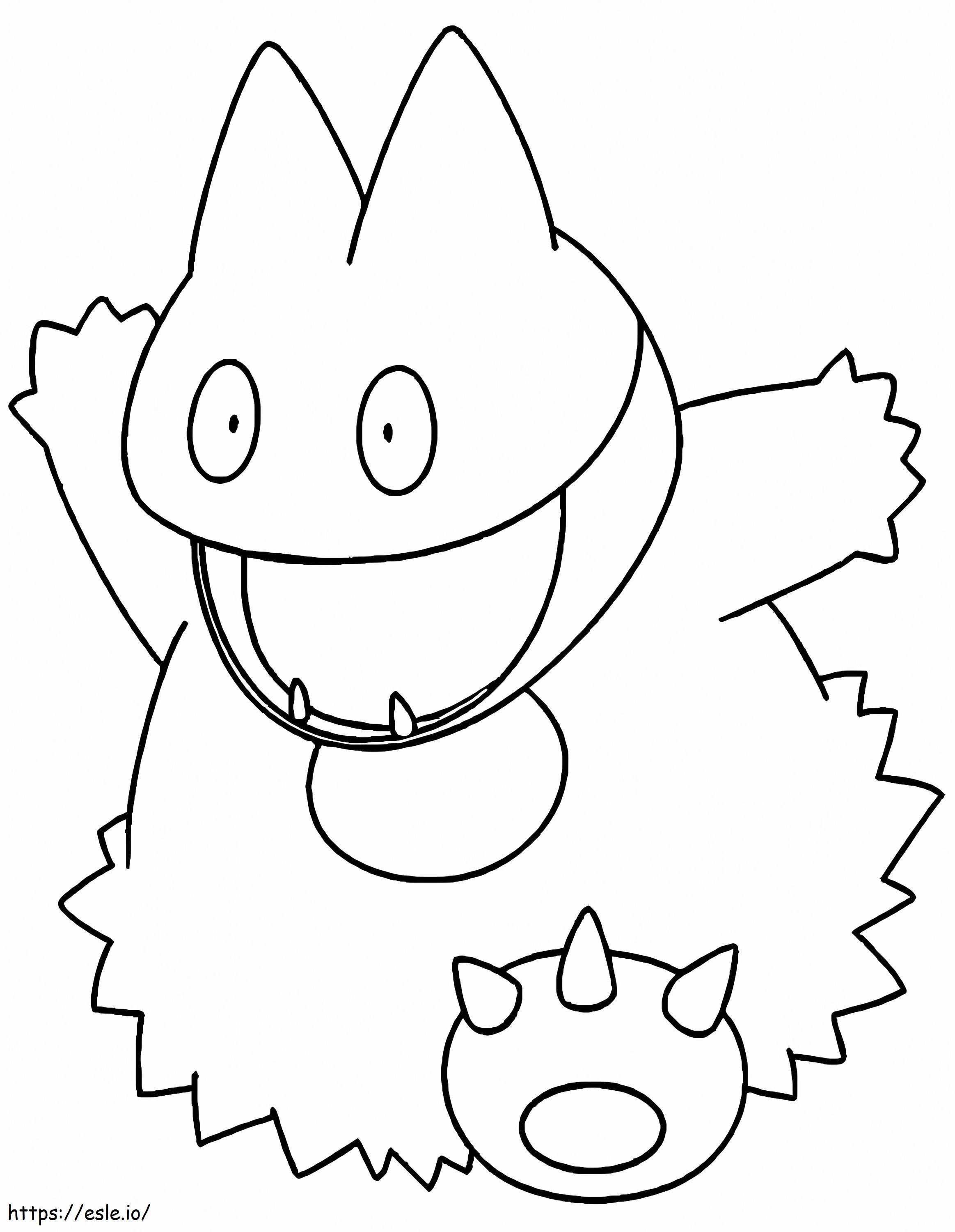 Coloriage Pokemon Munchlax drôle à imprimer dessin
