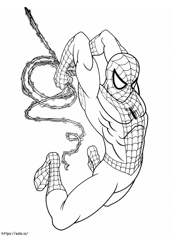 Spiderman 2 768X1024 coloring page