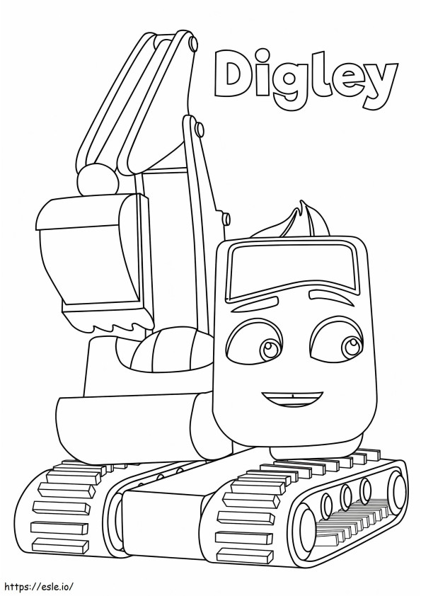 Digley Little Baby Bum coloring page