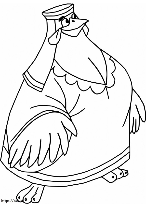 Dame Gertrude coloring page
