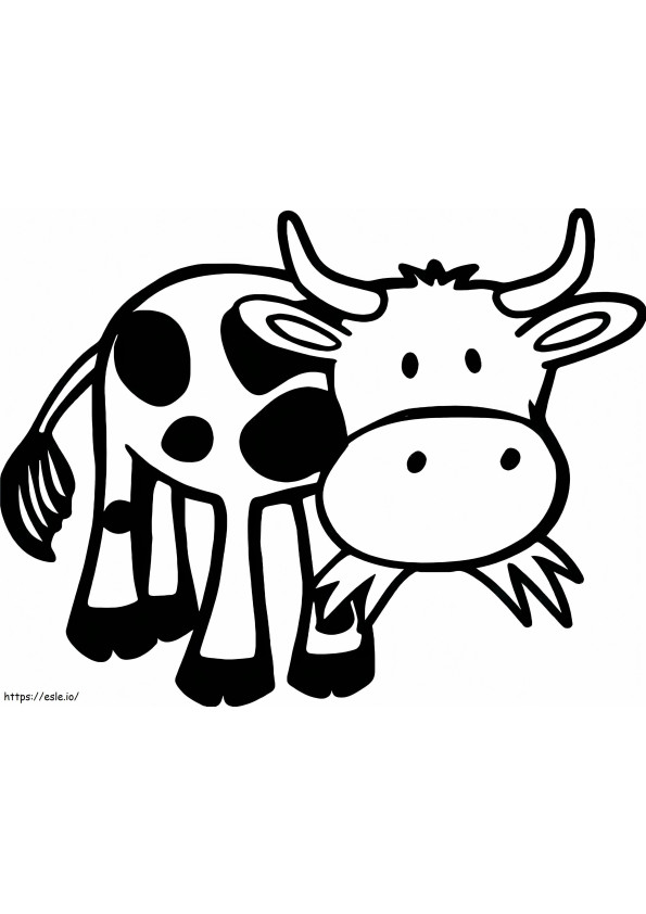  Von Kühen Kühe Kostenlose druckbare Kuhseite für Erwachsene im Kunststil Illustration von Valentinsgrüßen von Cartoon-Kühen ausmalbilder