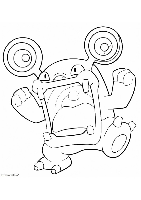 Loudred Pokemon 2 coloring page